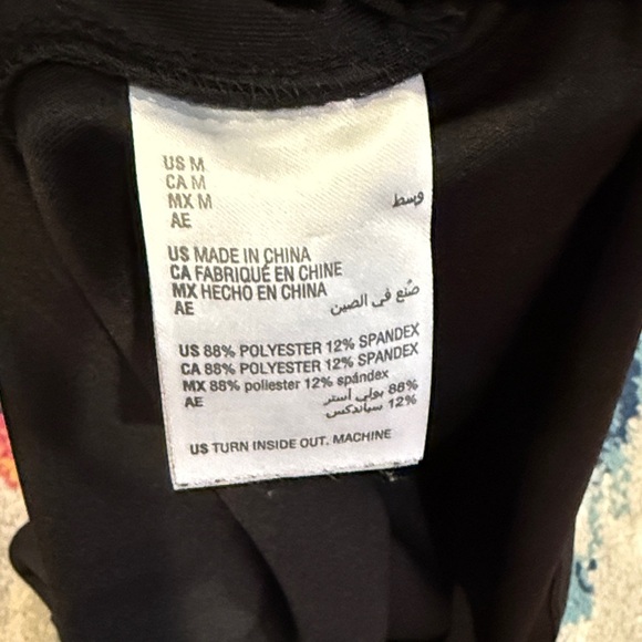 Bar III Black Short Sleeve Tee - Picture 3 of 4